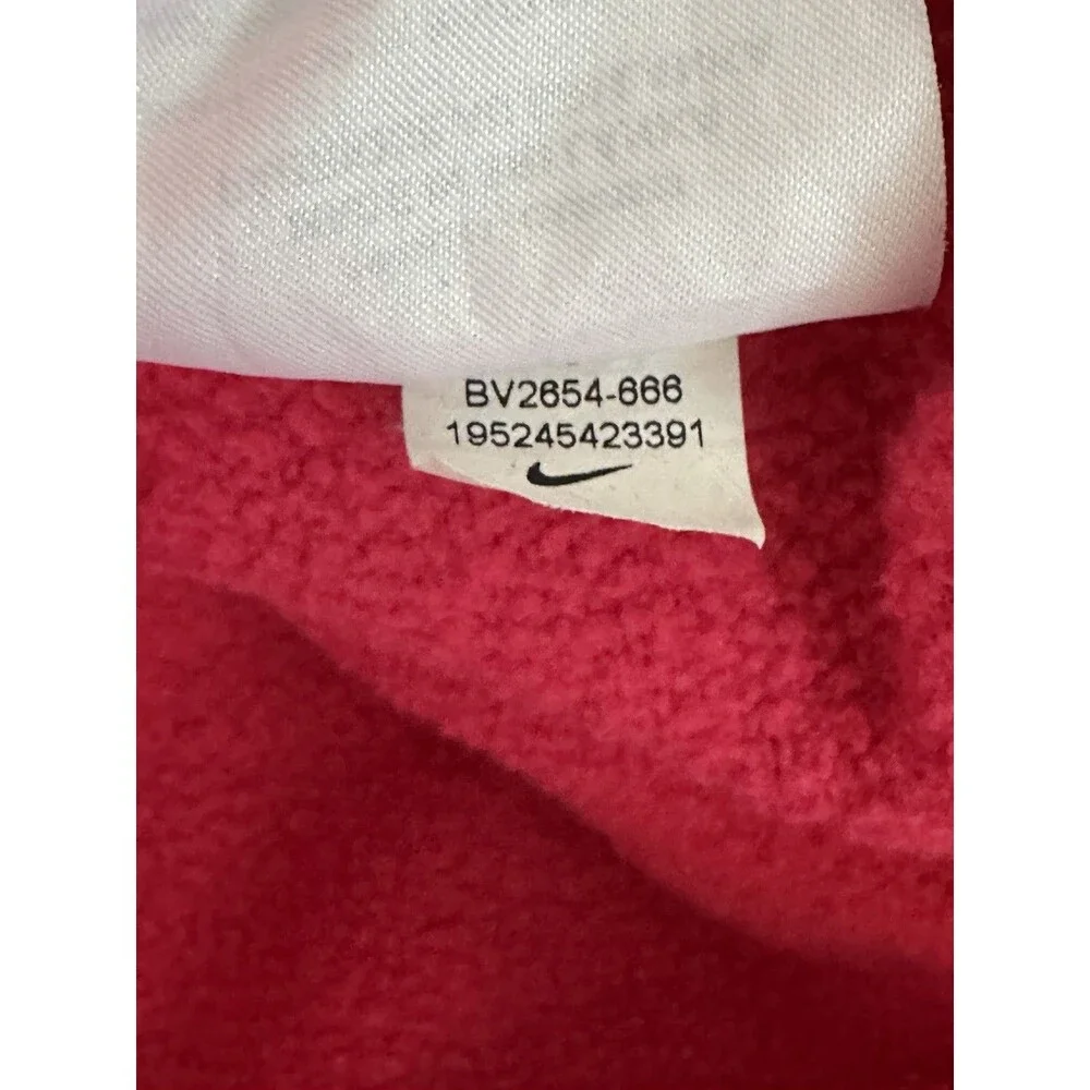 Nike‎ Sportswear Club Fleece Pullover Hoodie Bright Pink Women's Size Small Gym